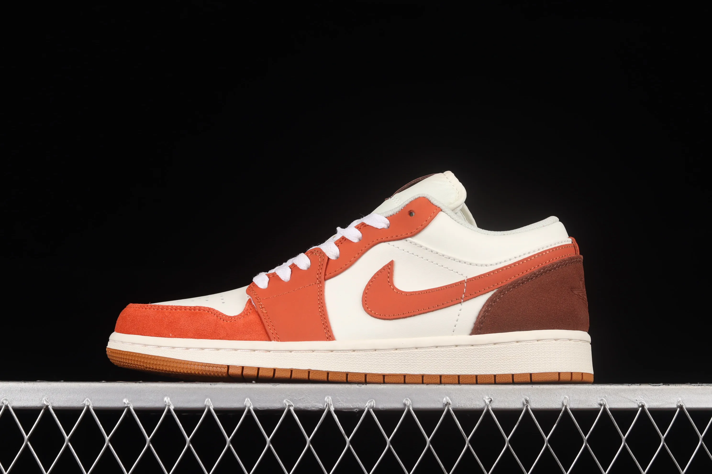 All categories Air Jordan Jordan series basketball shoes Air Jordan 1 Low Air Jordan AJ1 Low AJ1 Joe 1 white orange yellow color low-top cultural leisure sports basketball shoes CV3545-102